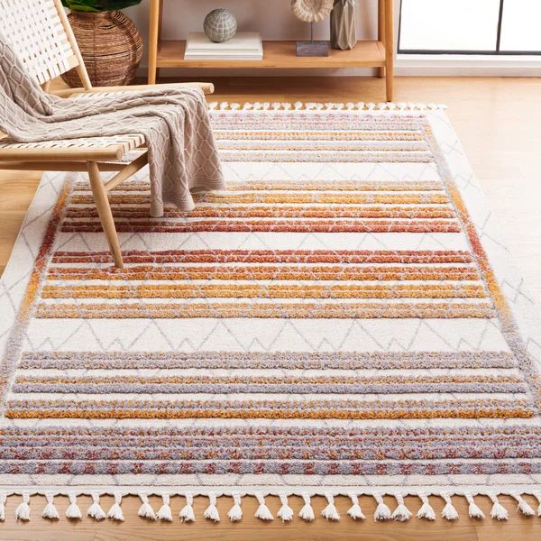 Sheron Performance Orange Rug | Wayfair North America