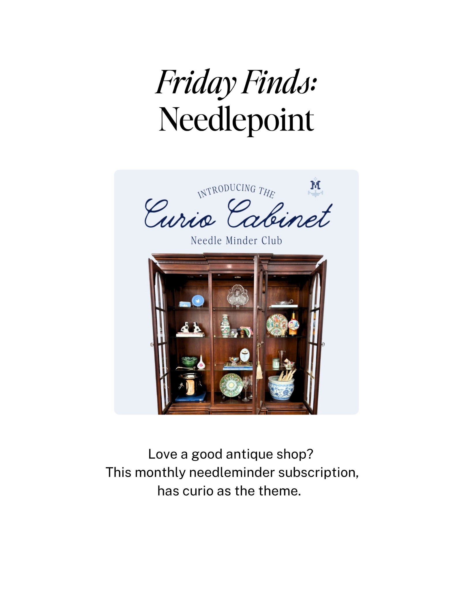 Friday Needlepoint Finds: a little something fun for the weekend ahead. What I'm loving right now, plus some sold out needlepoint must-haves are in stock. Who knows how long that will last!

#LTKmomlife #LTKOver40 #LTKHome