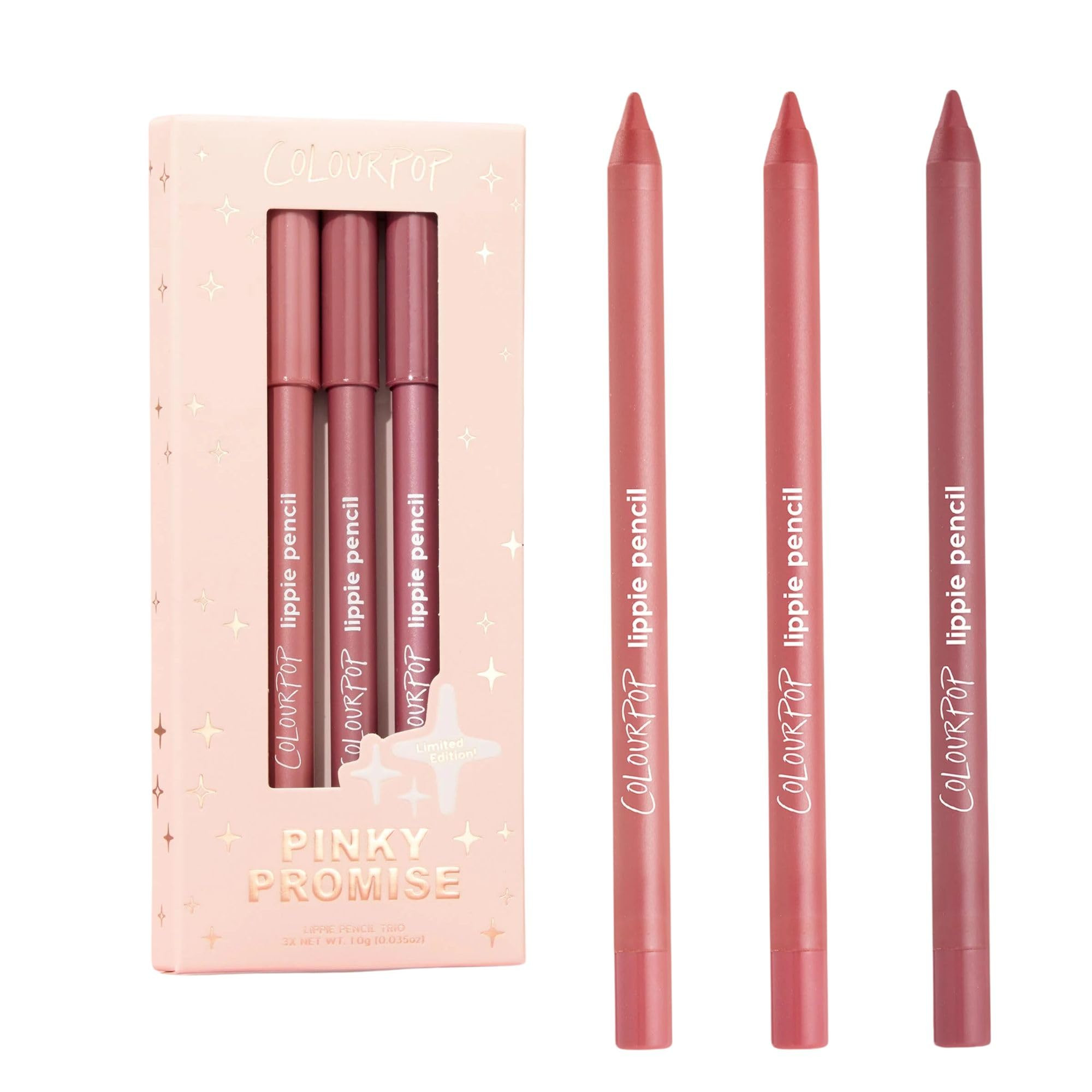 ColourPop Pinky Promise Lippie Lip Pencil Kit - High-Pigment, Long-Lasting & Sharpenable Lip Line... | Amazon (US)