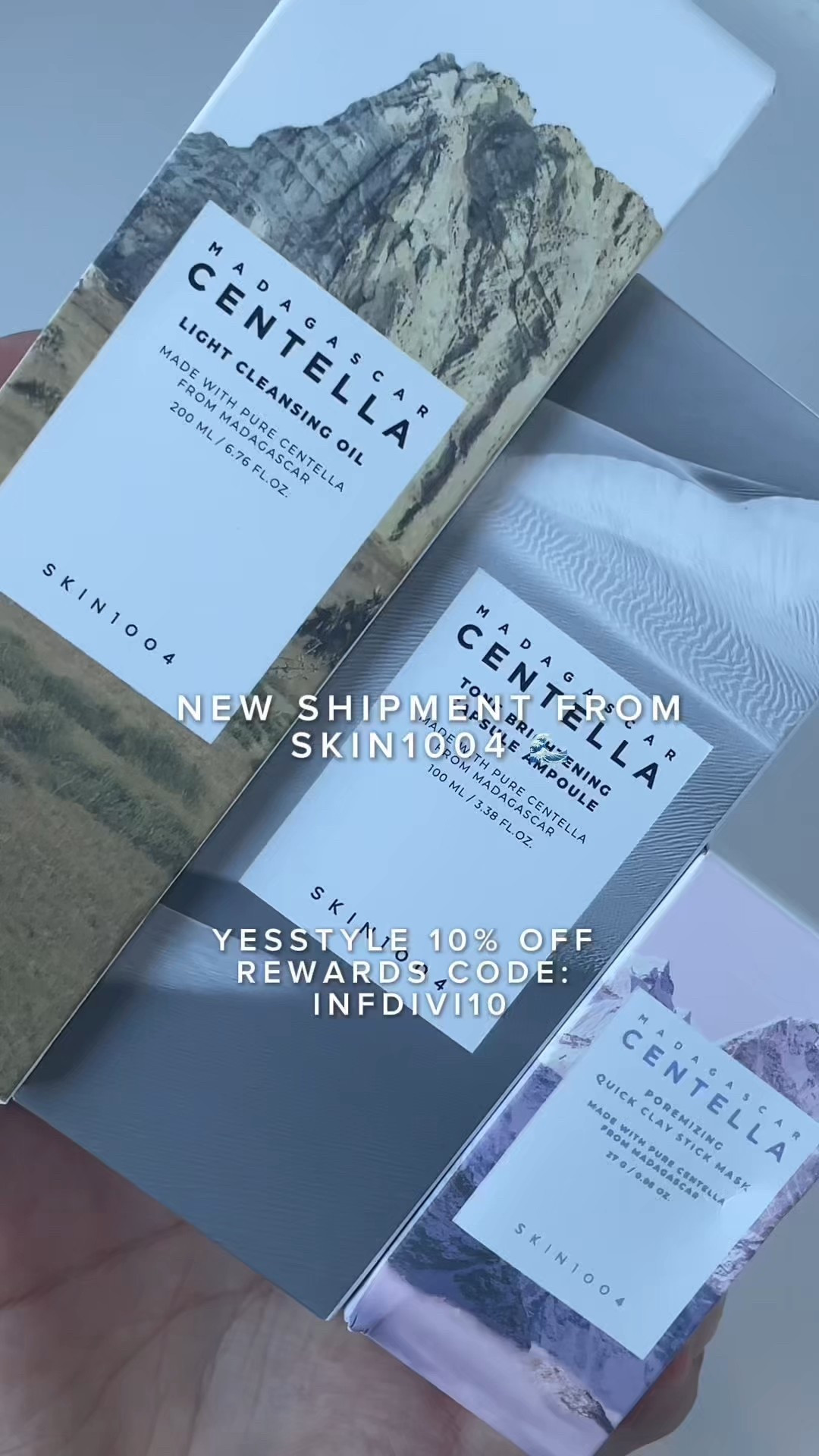 10% OFF REWARDS DISCOUNT CODE: INFDIVI10 
Some new goodies from my favourite kbeauty, Korean skincare brand SKIN1004 🌊  viral, best-selling for a reason. They’re that good. I need to make a post on my faves from their line!! 

* lightweight cleansing oil 
* brightening ampoule 
* poremizing stick 

#LTKFindsUnder50 #LTKBeauty #LTKSaleAlert