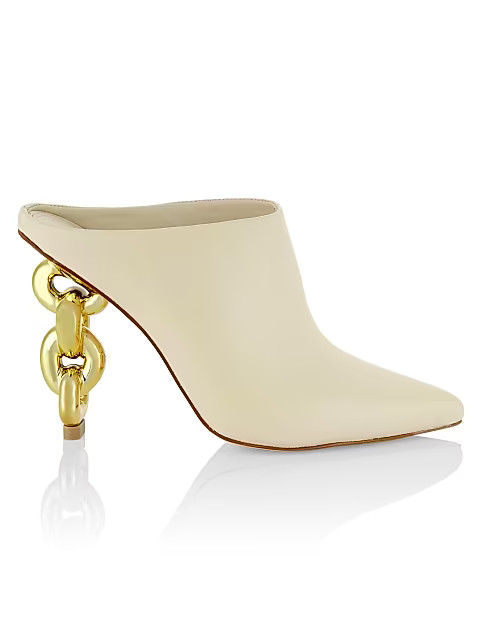 Cult Gaia Nila Leather Mules | Saks Fifth Avenue