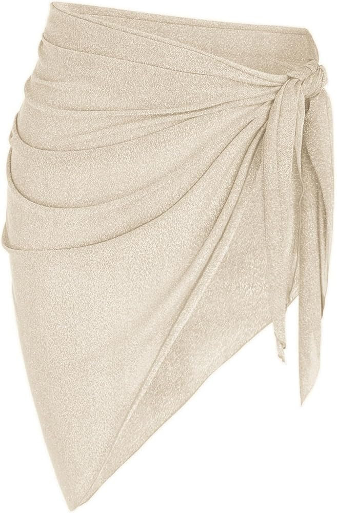 ZAFUL Women's Sarong Coverups Beach Wrap Sheer Bikini Wraps Chiffon Cover Ups for Swimwear | Amazon (US)