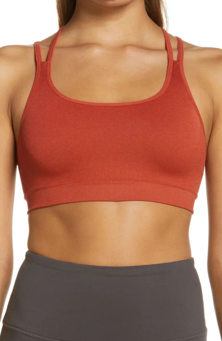 Seamless Strappy Sports Bra | Nordstrom | Nordstrom