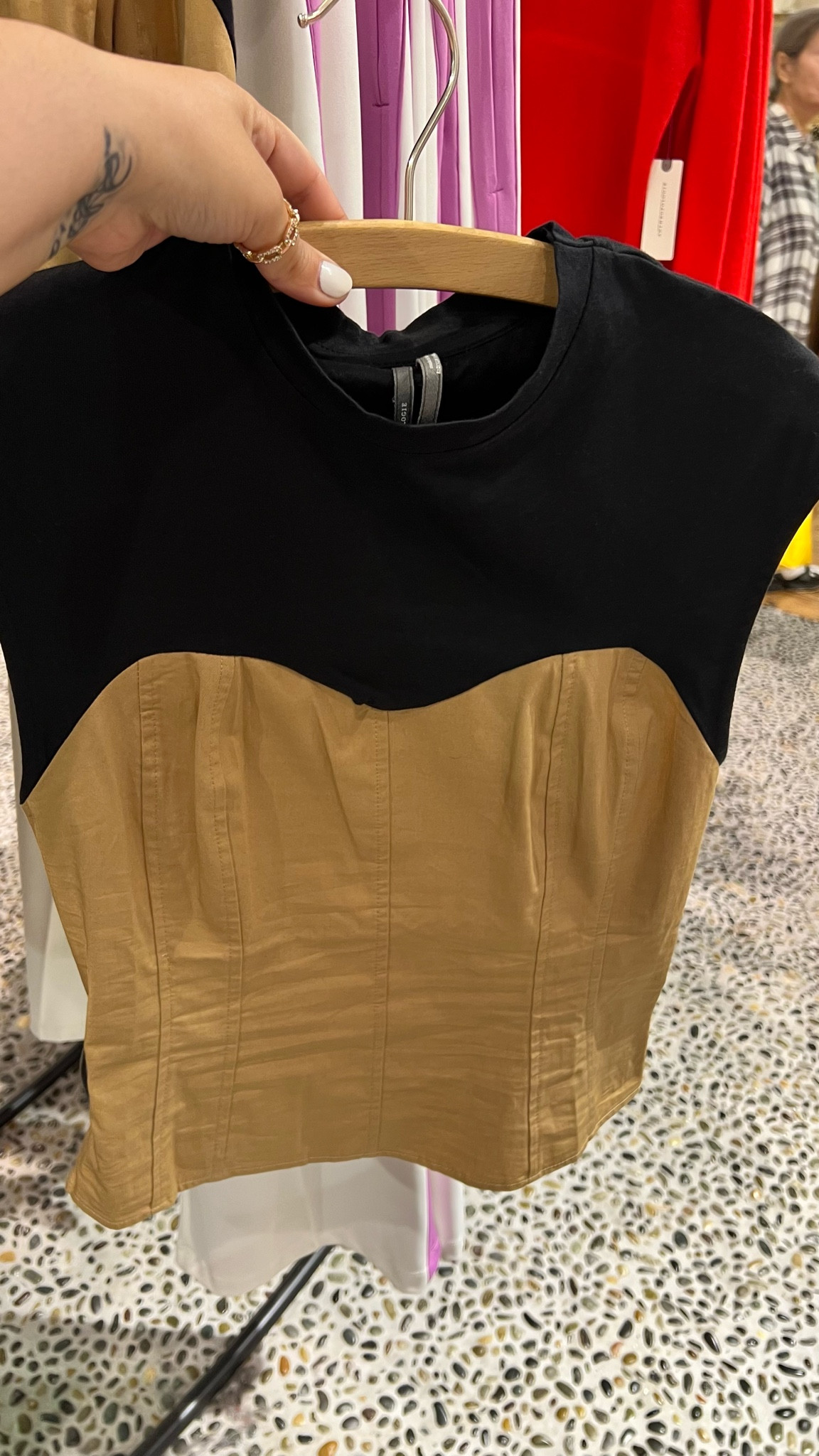 Maeve Structured Twofer Corset Top

#LTKMidsize #LTKStyleTip #LTKWorkwear