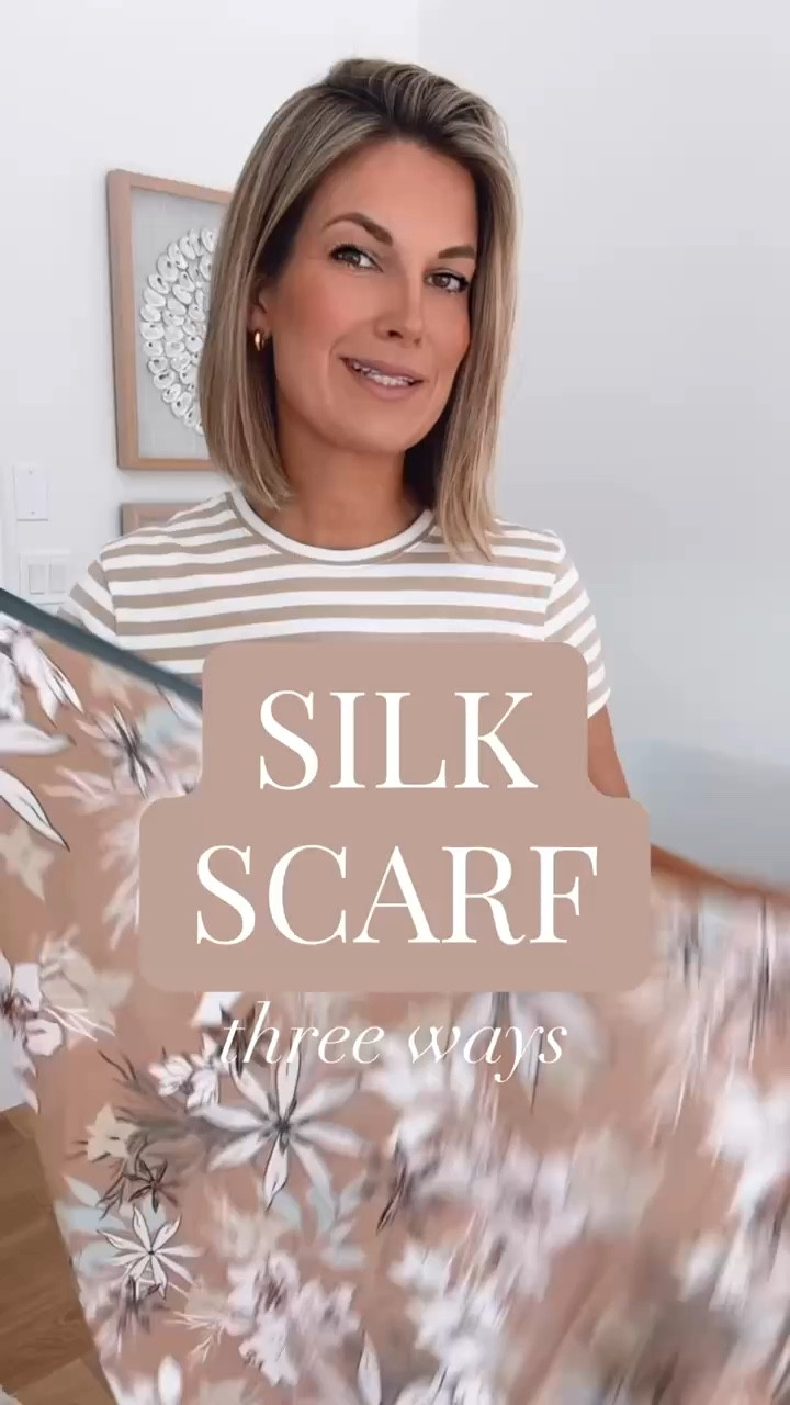 This Amazon scarf style 3.5 ways! I love the bib look on others.  White jeans and tee on sale and true to size.  I am 5’11” in small and 27 tall.  

#LTKootd #LTKOver40 #LTKgrwm