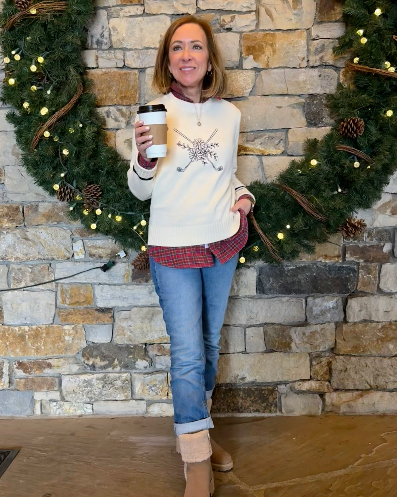 Do you have to golf to wear a golf sweater?! I’m going to say no😉. If you do have a golfer to buy a gift for this is perfect! It is 100% cotton and available in XS-2XL.


#LTKSeasonal #LTKOver40 #LTKGiftGuide