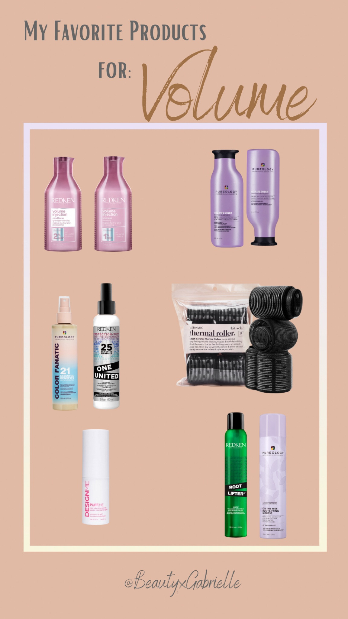 Products to add volume in your hair 🫶🏻