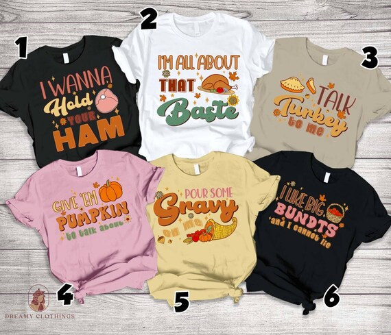 Family Thanksgiving Shirts Friendgiving Shirt Funny - Etsy | Etsy (US)