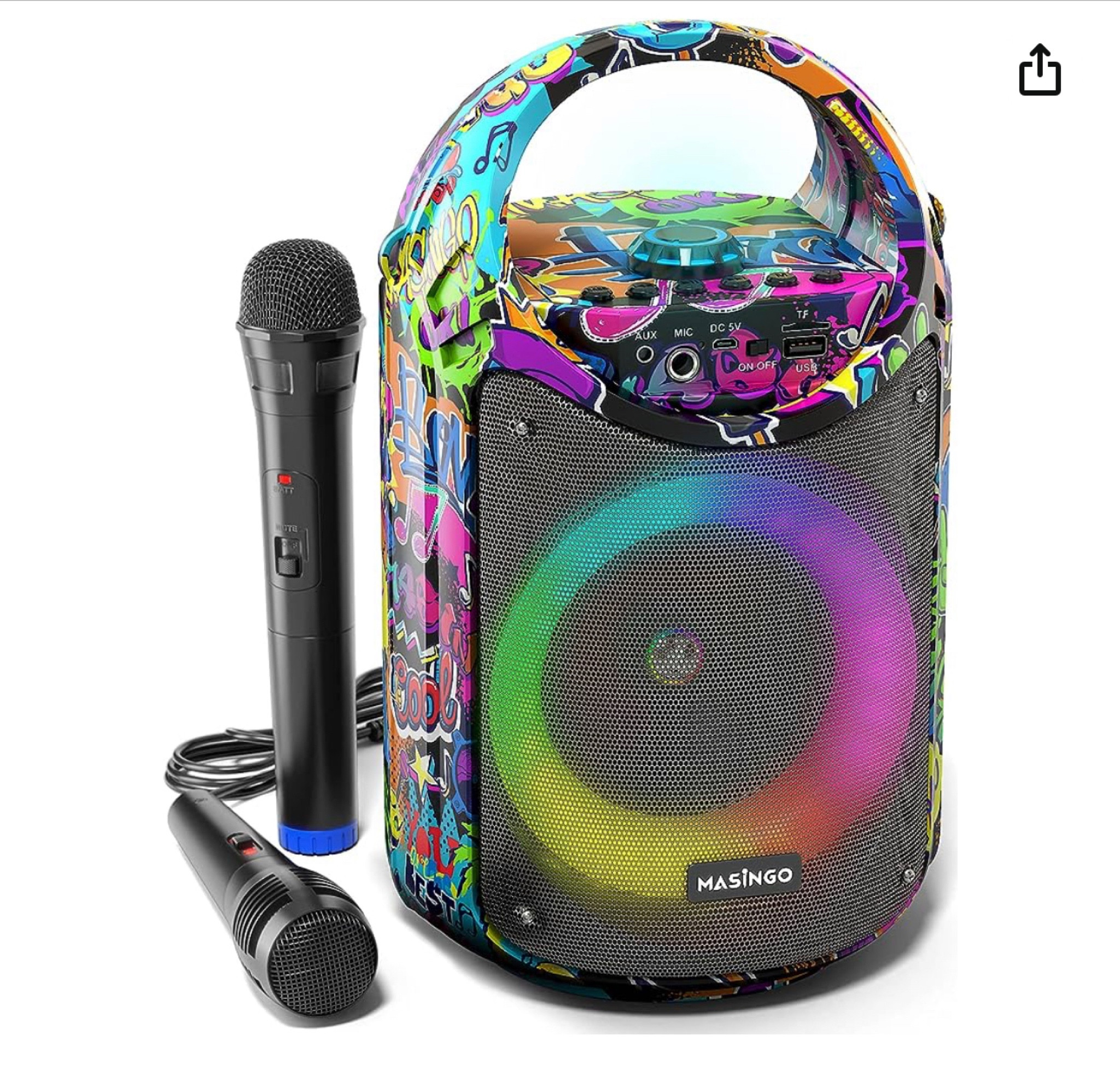 Kids Bluetooth karaoke machine! 

#LTKkids #LTKFind #LTKfamily