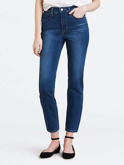 Levi's 724 High Rise Straight Crop Jeans - Women's 23 | LEVI'S (US)