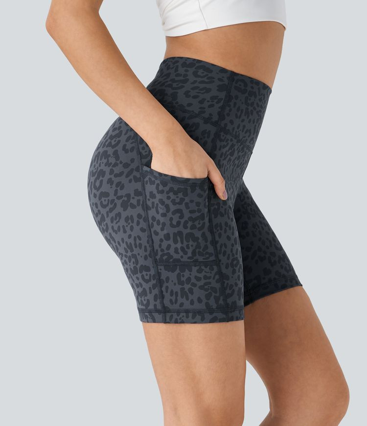 Women’s High Waisted Pocket Running Biker Shorts - Halara | HALARA