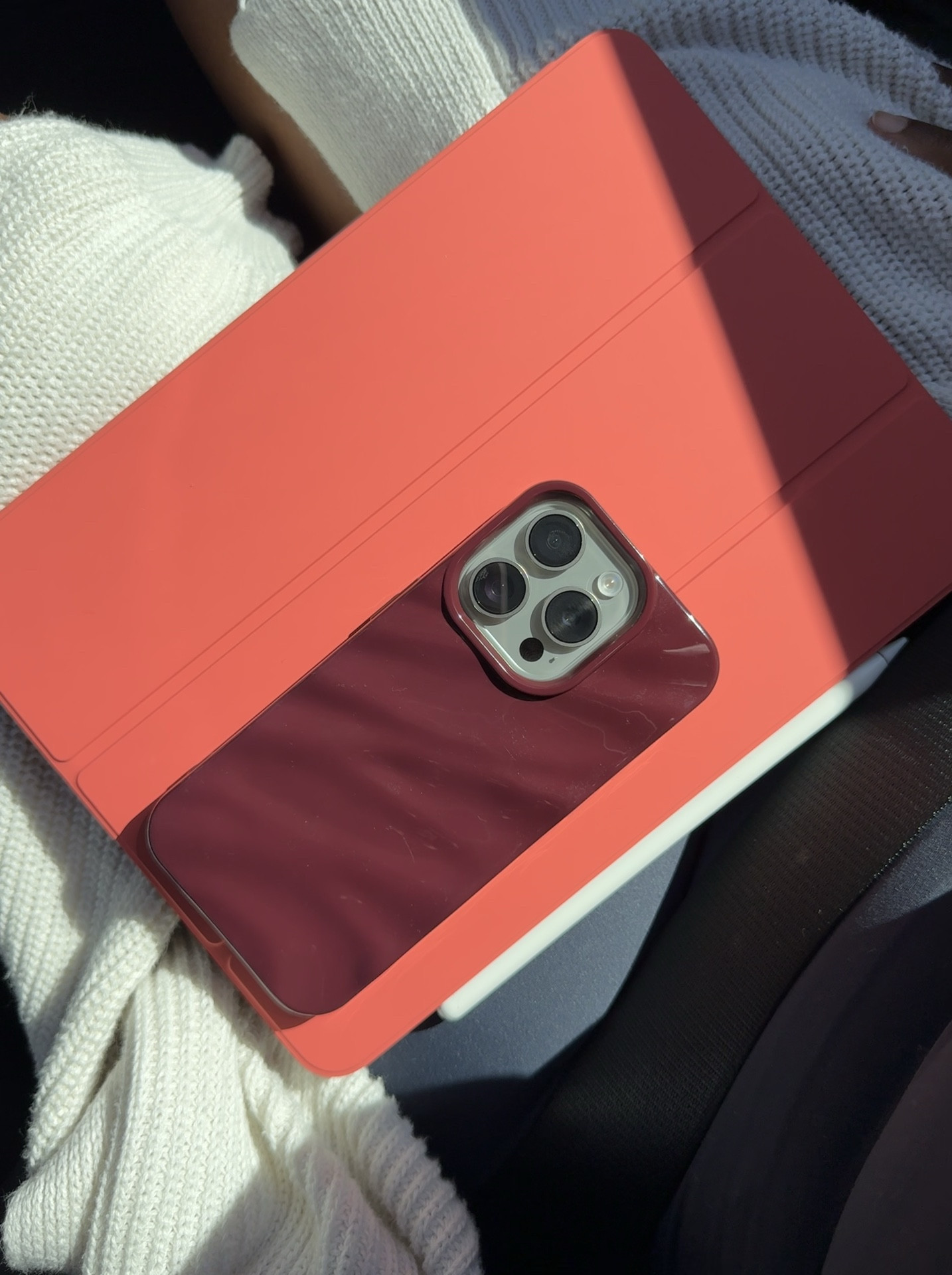 PINK CITRUS APPLE SMART FOLIO
Got this on discount at a retailer store but I just came across a link on Amazon. 

It doesn’t really offer much protection because it doesn’t cover the sides of the iPad, a fall would be disastrous. 

But on the bright side, it is very thin and light! Feels extremely sleek! Is very Aesthetic 🧡

It’s for days when you don’t want your iPad to feel bulky☺️

#LTKFindsUnder50 #LTKSaleAlert #LTKCyberWeek