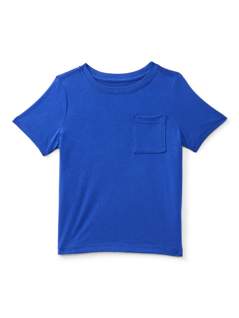 Wonder Nation Toddler Boys' Pocket Tee with Short Sleeves, Size 18M-5T | Walmart (US)