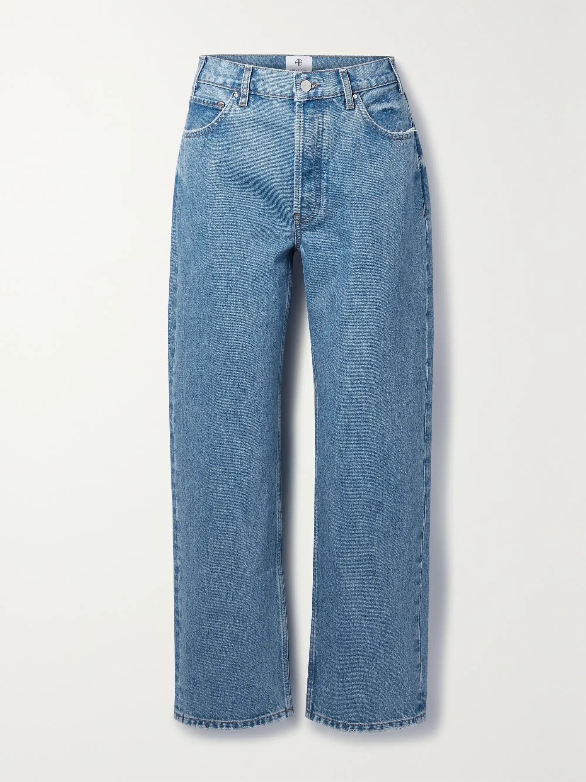 Gavin hoch sitzende Jeans mit geradem Bein | NET-A-PORTER (UK & EU)