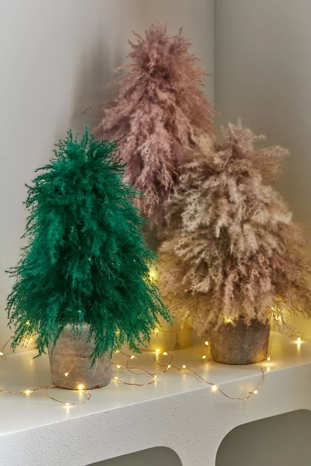 Dried Pampas Grass Christmas Tree | Urban Outfitters (US and RoW)