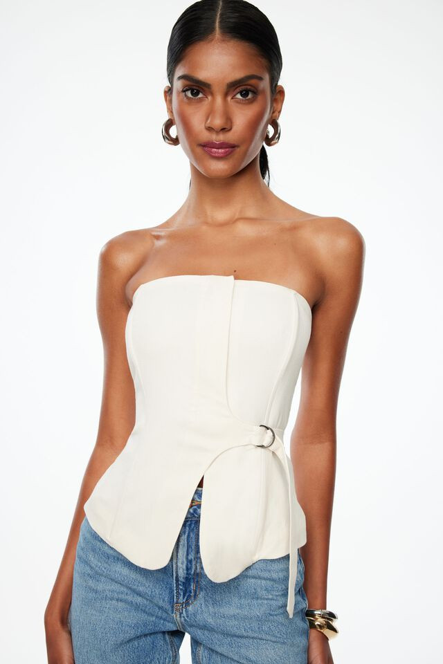 Buckle Tube Top | Dynamite Clothing