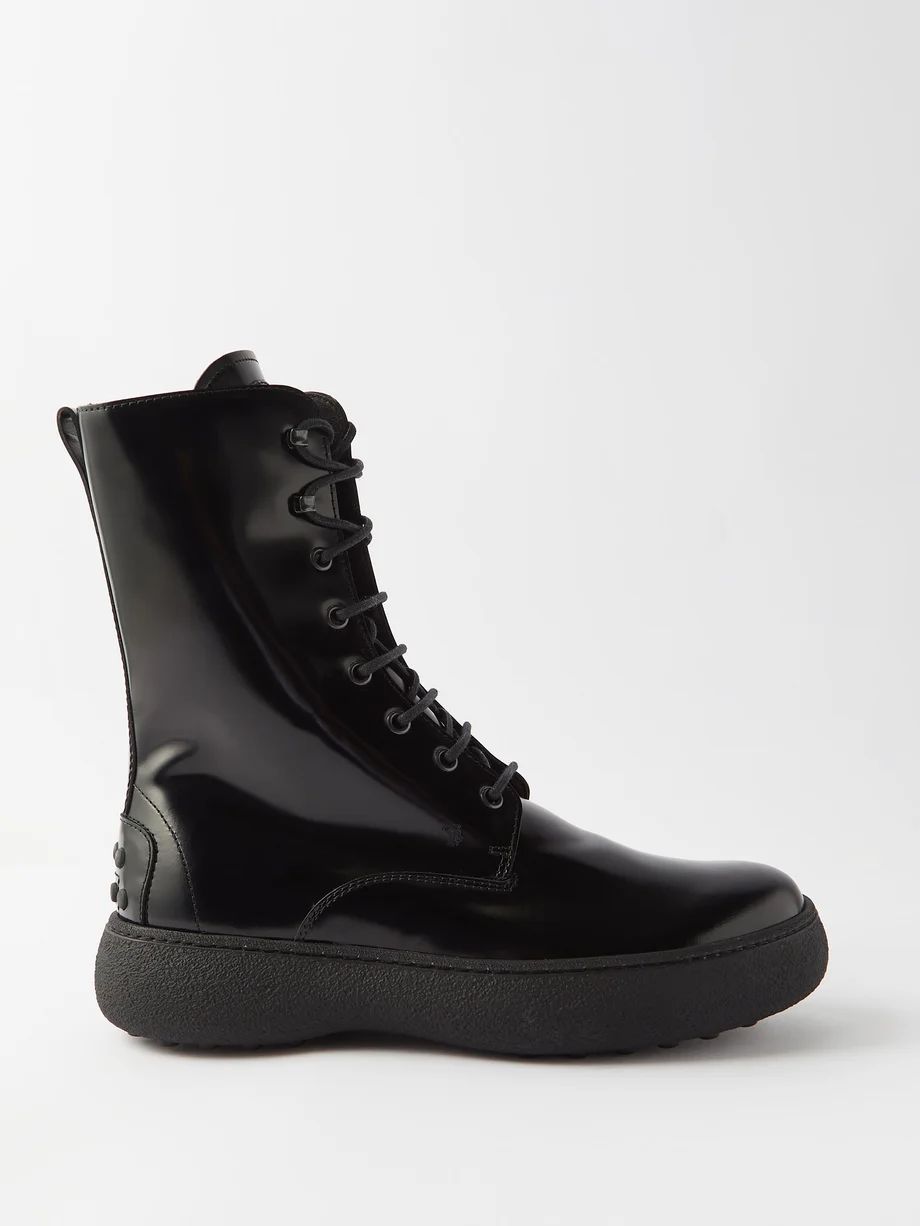 W.G lace-up leather boots | Tod's | Matches (UK)