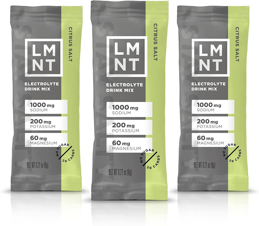 LMNT Zero Sugar Electrolytes - Citrus Salt | Drink Mix | 30-Count | Amazon (US)