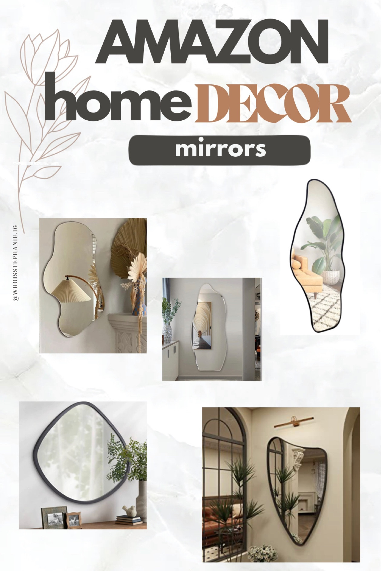 The closet will be complete once I decide on a mirror. 
I decided to go with an irregular shape to add some visual interest to an otherwise dull and small space. Jazz it up a bit. 🤗

#LTKstyletip #LTKFind #LTKhome