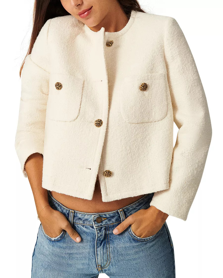 Meredith Cropped Boxy Jacket | Bloomingdale's (AU)