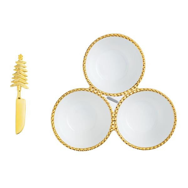 Beaded Tree Triple Dip | Mud Pie