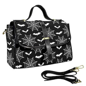 Dark Academia Crossbody Bag -Gothic Purse With Strap-Vegan Leather Gothic Bag-Vampire Crossbody B... | Etsy (Global)