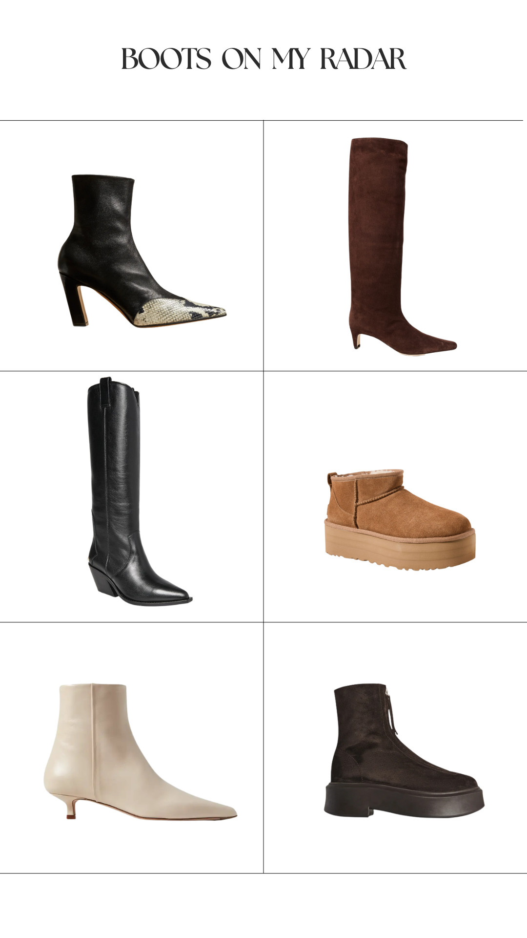 Boots on my radar 

 #LTKSeasonal #LTKStyleTip