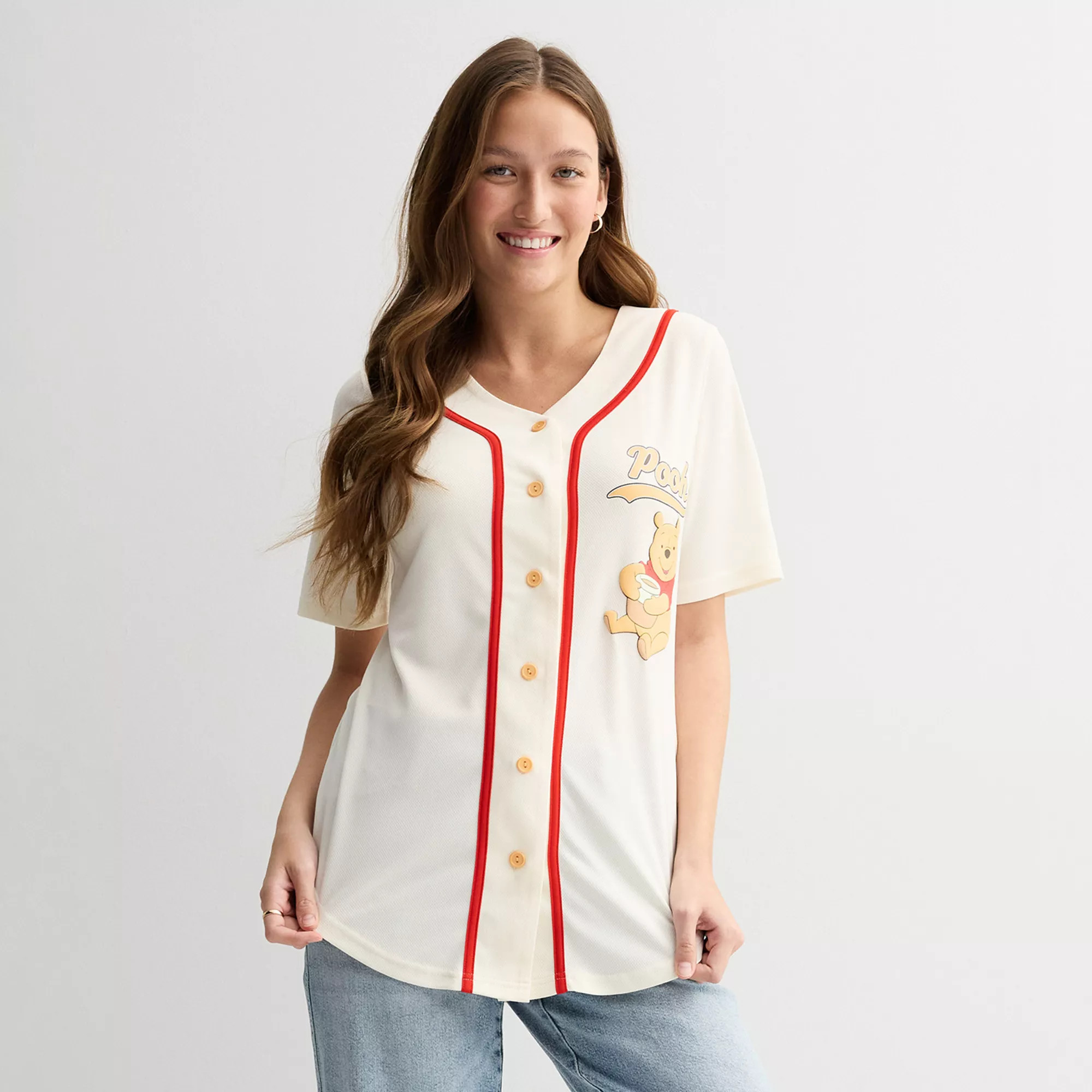Disney's Winne the Pooh Juniors Graphic Baseball Jersey | Kohl's