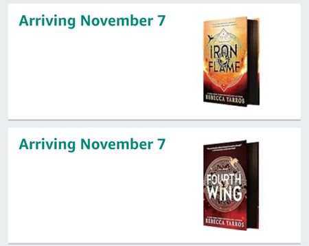 The Fourth Wing and Iron Flame - 40% off