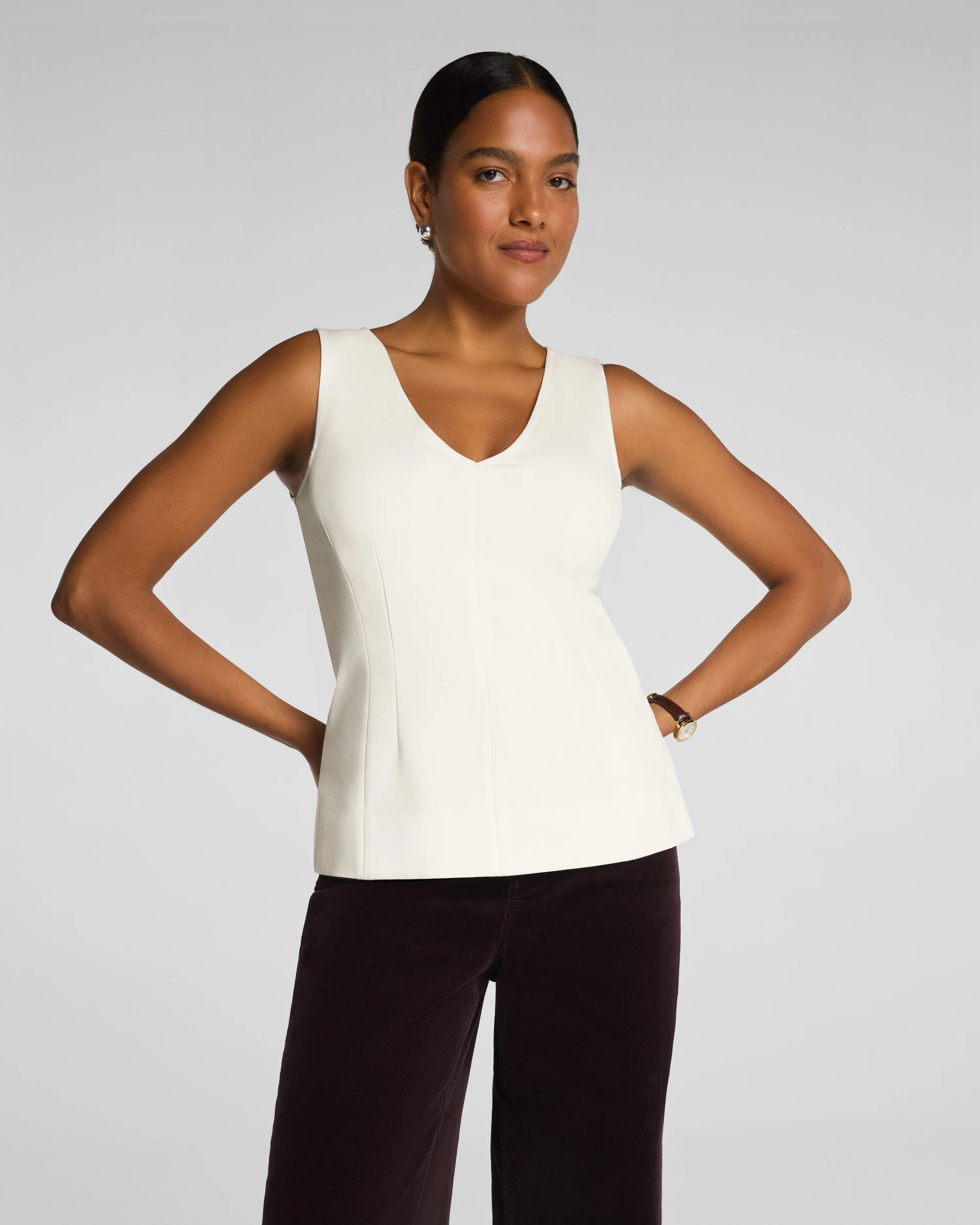 SPANX® Ponte V-Neck Tank | Spanx