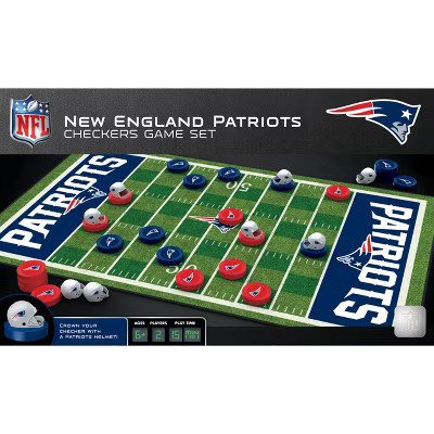 MasterPieces Officially licensed NFL New England Patriots Checkers Board Game for Families and Kids ages 6 and Up | Target