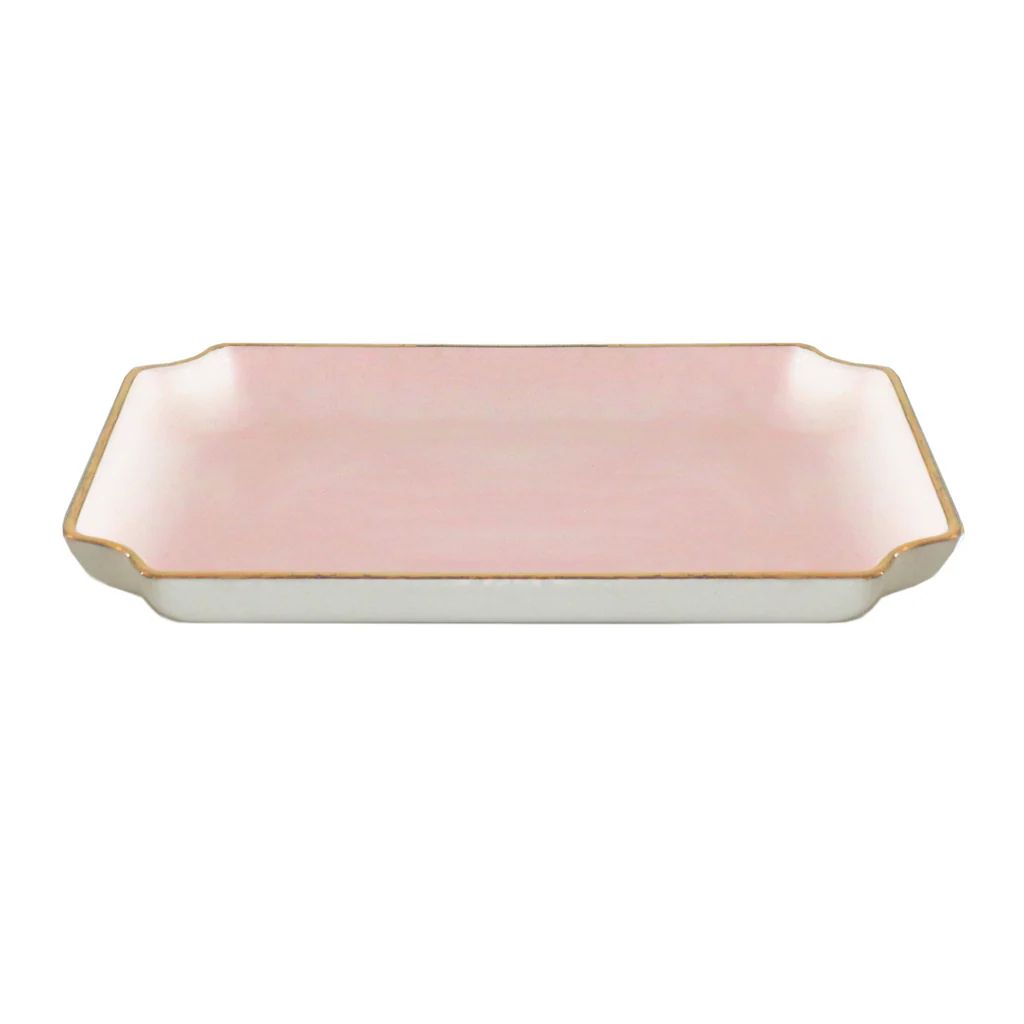 Solid Trays with Gold Accent | Lo Home by Lauren Haskell Designs