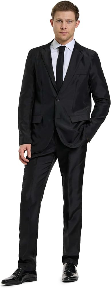 Offstream Men's Party Costume - 2 Piece Solid Color Outfit for Halloween Party with Jacket - Pant... | Amazon (US)