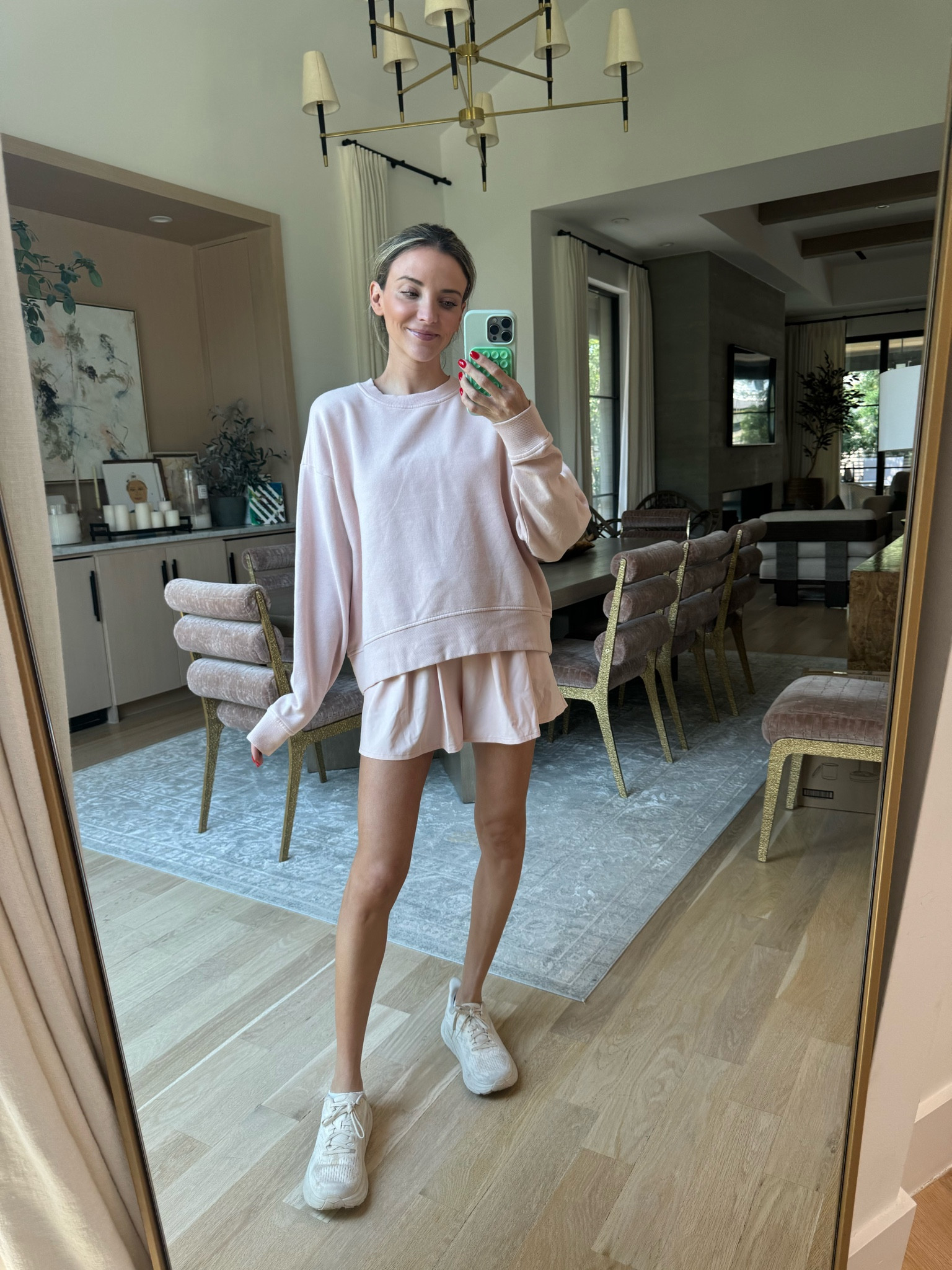 Nsale active/loungewear outfit
Sweatshirt — size large
Shorts — size xs

#LTKFindsUnder100 #LTKActive #LTKxNSale