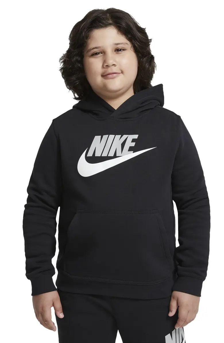 Kids' Sportswear Club Fleece Hooded Sweatshirt | Nordstrom