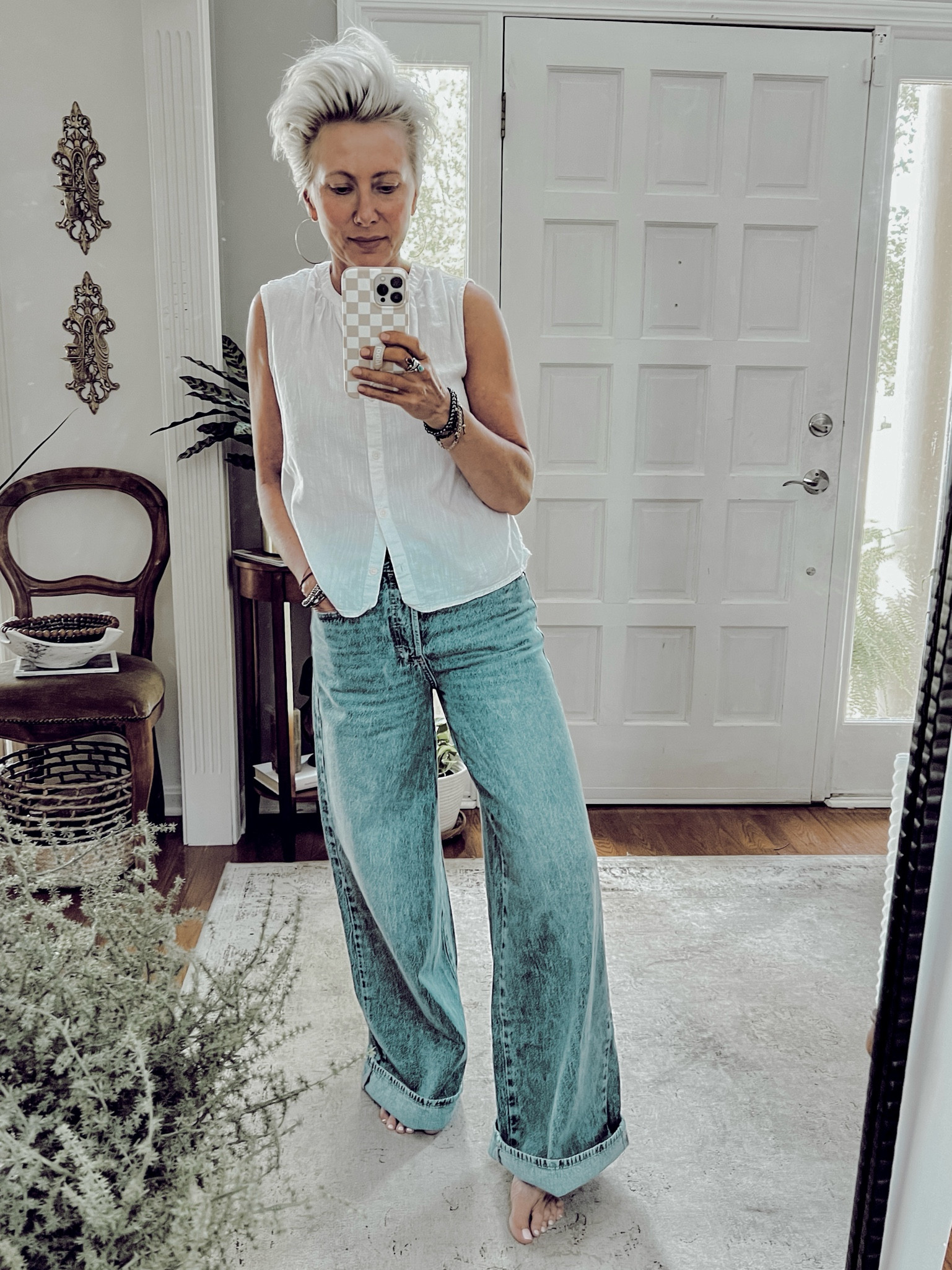 Baggy Target jeans for the win 🤎

#LTKstyletip #LTKover40 #LTKfindsunder50