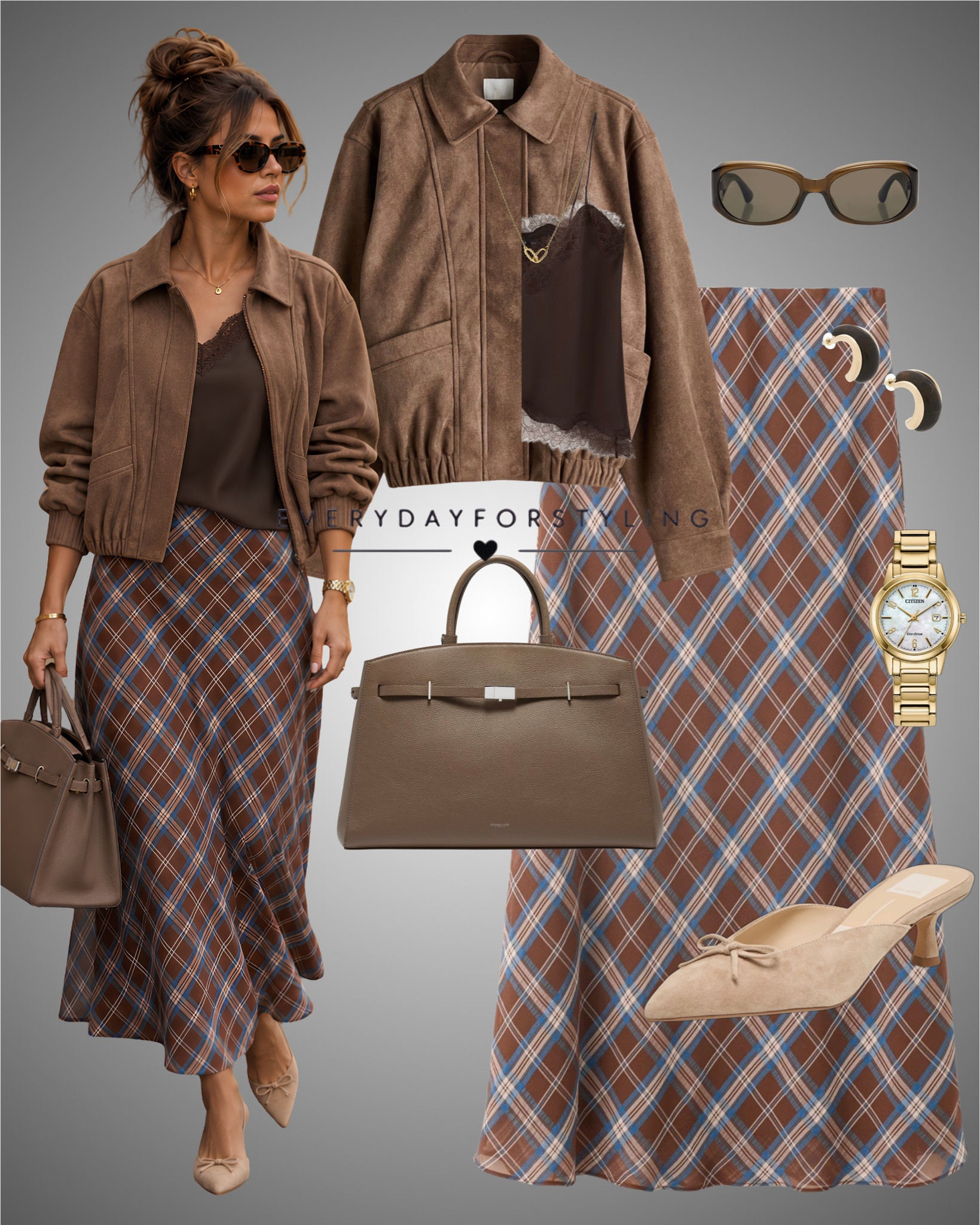 Rich brown tones + checks = fall sophistication 🍂

checked skirt outfit ideas, plaid skirt outfit ideas for women, checked midi skirt outfits, plaid mini skirt outfit, checked maxi skirt outfit, how to style a checked skirt, plaid skirt styling ideas, women’s fall skirt outfits, chic checked skirt outfits, elegant plaid skirt outfits, classic skirt outfit ideas, neutral plaid skirt outfit, blazer and plaid skirt outfit, sweater and checked skirt outfit, sophisticated women’s outfit ideas, European inspired skirt outfits, timeless women’s fashion outfits, polished casual skirt outfits

#LTKSeasonal #LTKootd #LTKTravel