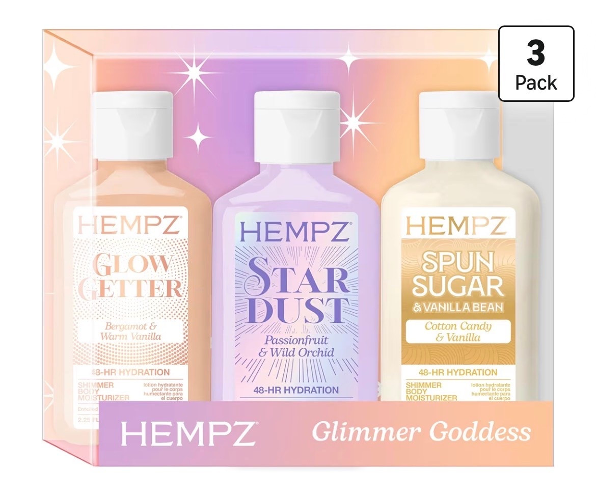 Hempz Lotion smells simply wonderful, and their seasonal scents are available in a set of travel size bottles for only around $13 today! Each of these has a wonderful smell, along with a hint is shimmer that is lovely in the sunshine and makes skin look so vibrant. Love the glow of these - definitely recommend!!

#LTKSaleAlert #LTKSeasonal #LTKBeauty