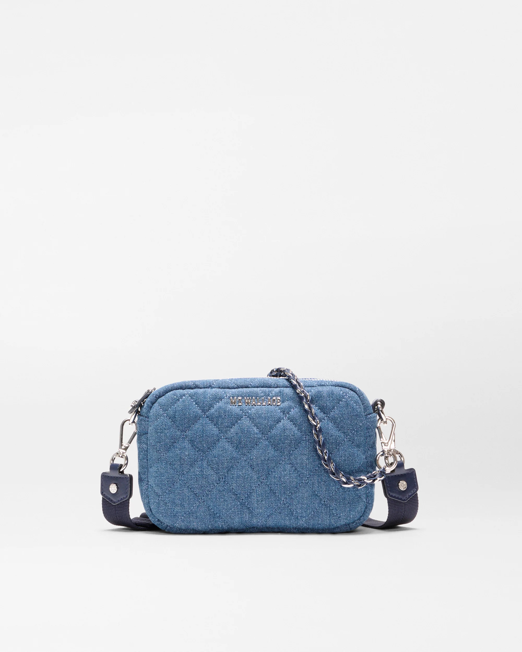 True Blue Denim Mini Crosby Crossbody | MZ Wallace