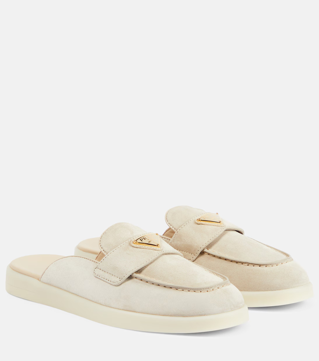 Slippers aus Veloursleder | Mytheresa (DACH)