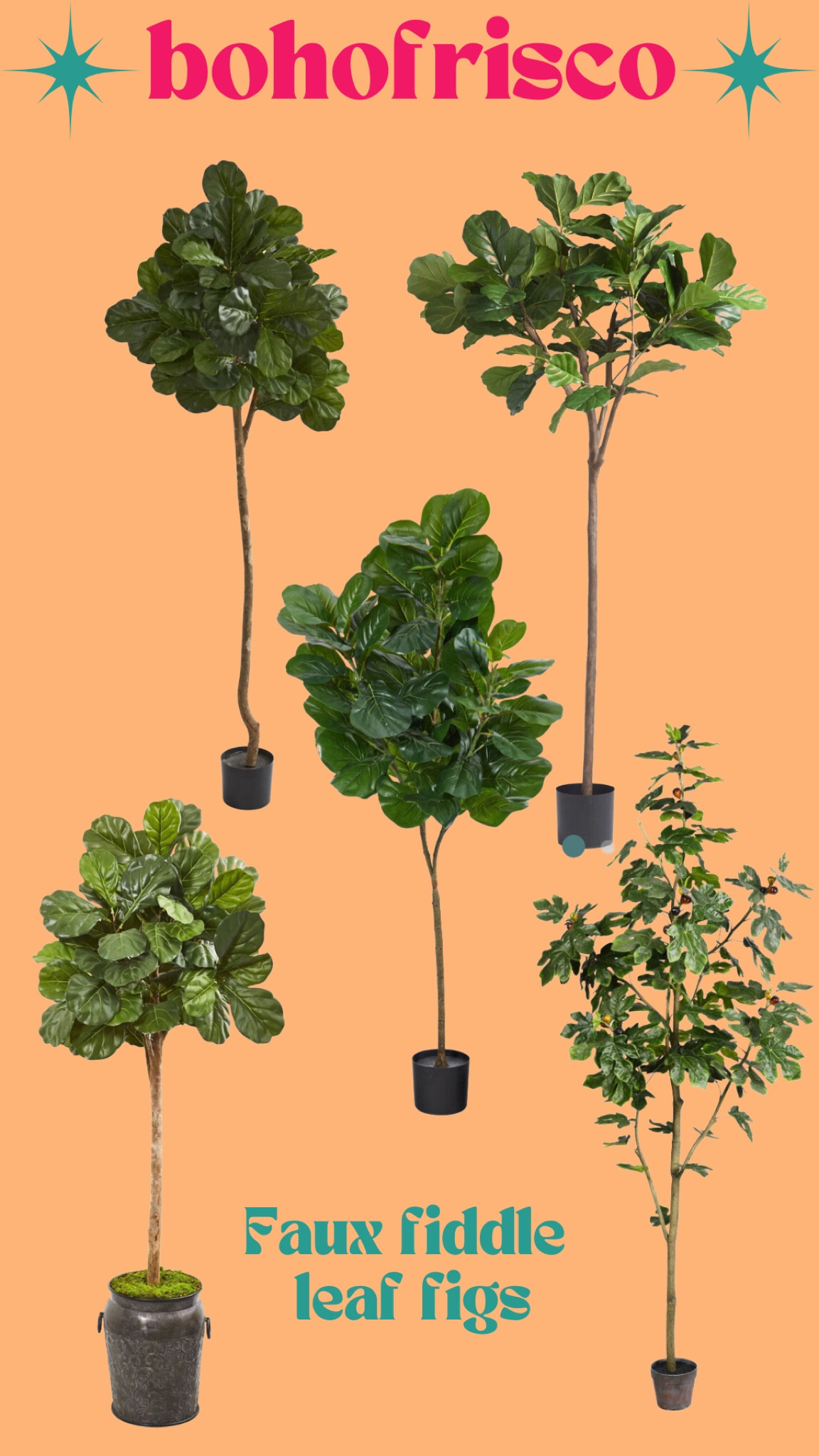 Faux tree fixua for your home natural looking plants for small spaces and apartment dwellers and low light fake plant fake tree

#LTKunder100 #LTKhome