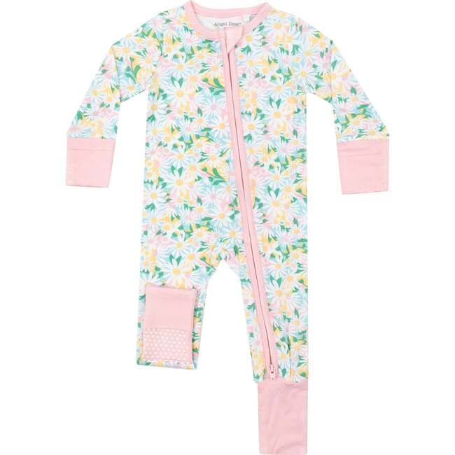 COLOR FILL DAISIES 2 WAY ZIPPER ROMPER, Multi | Maisonette