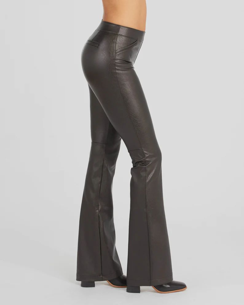 Leather-Like Flare Pant | Spanx