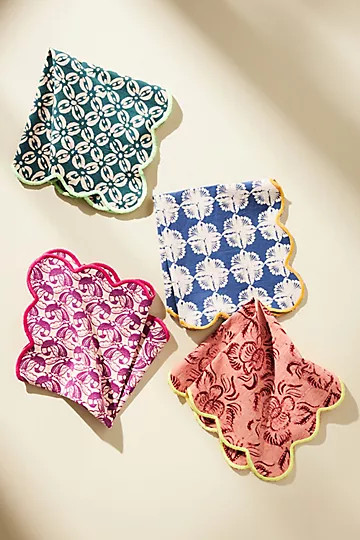 Antonella Napkins, Set of 4 | Anthropologie (US)