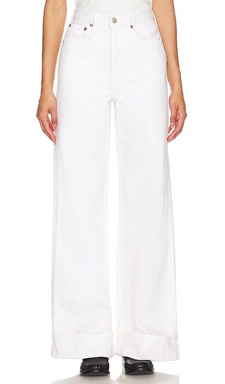 Dame High Rise Wide Leg in Fortune Cookie | Revolve Clothing (Global)