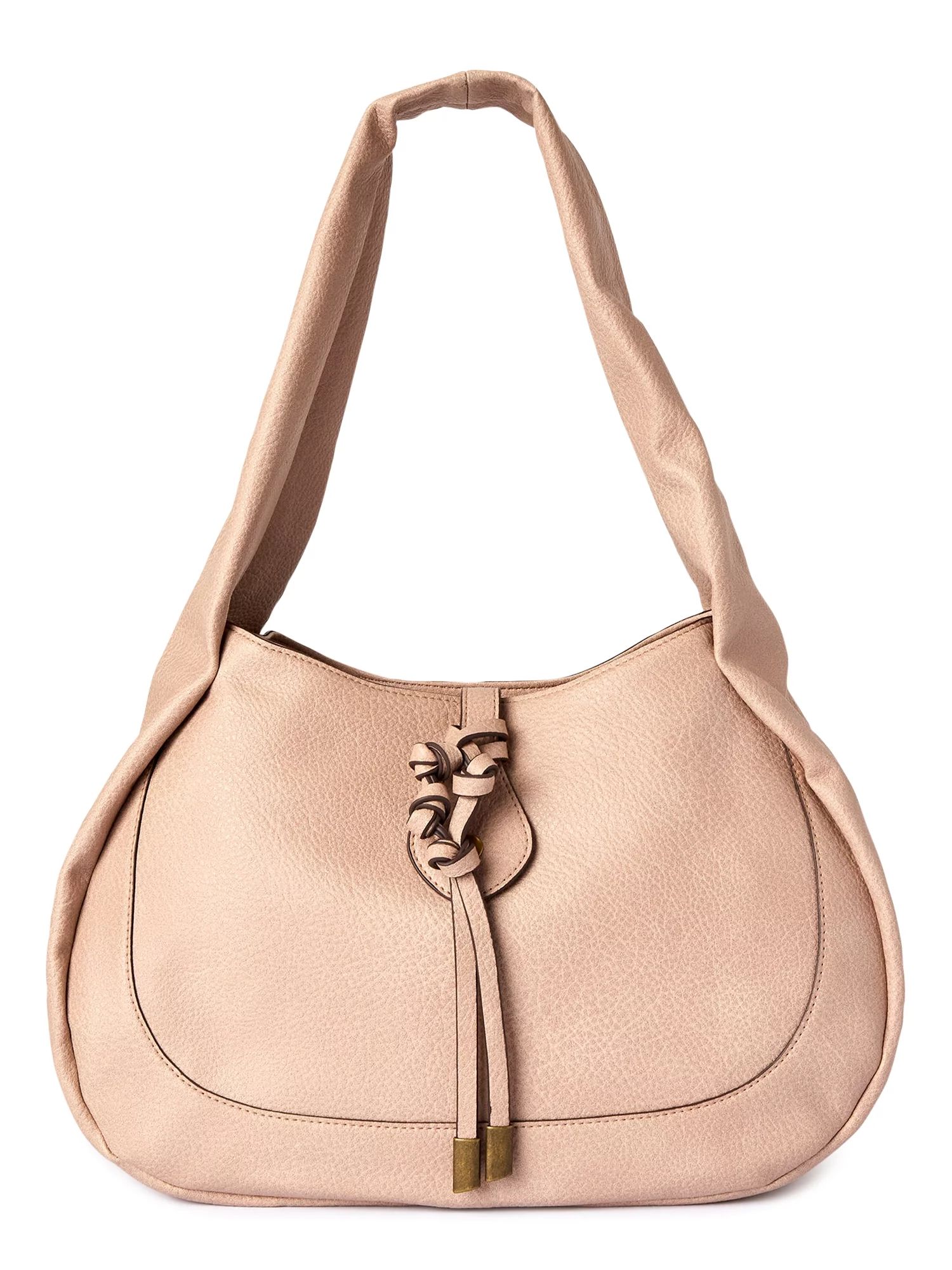 Time and Tru Women’s Brooks Shoulder Handbag Beige | Walmart (US)