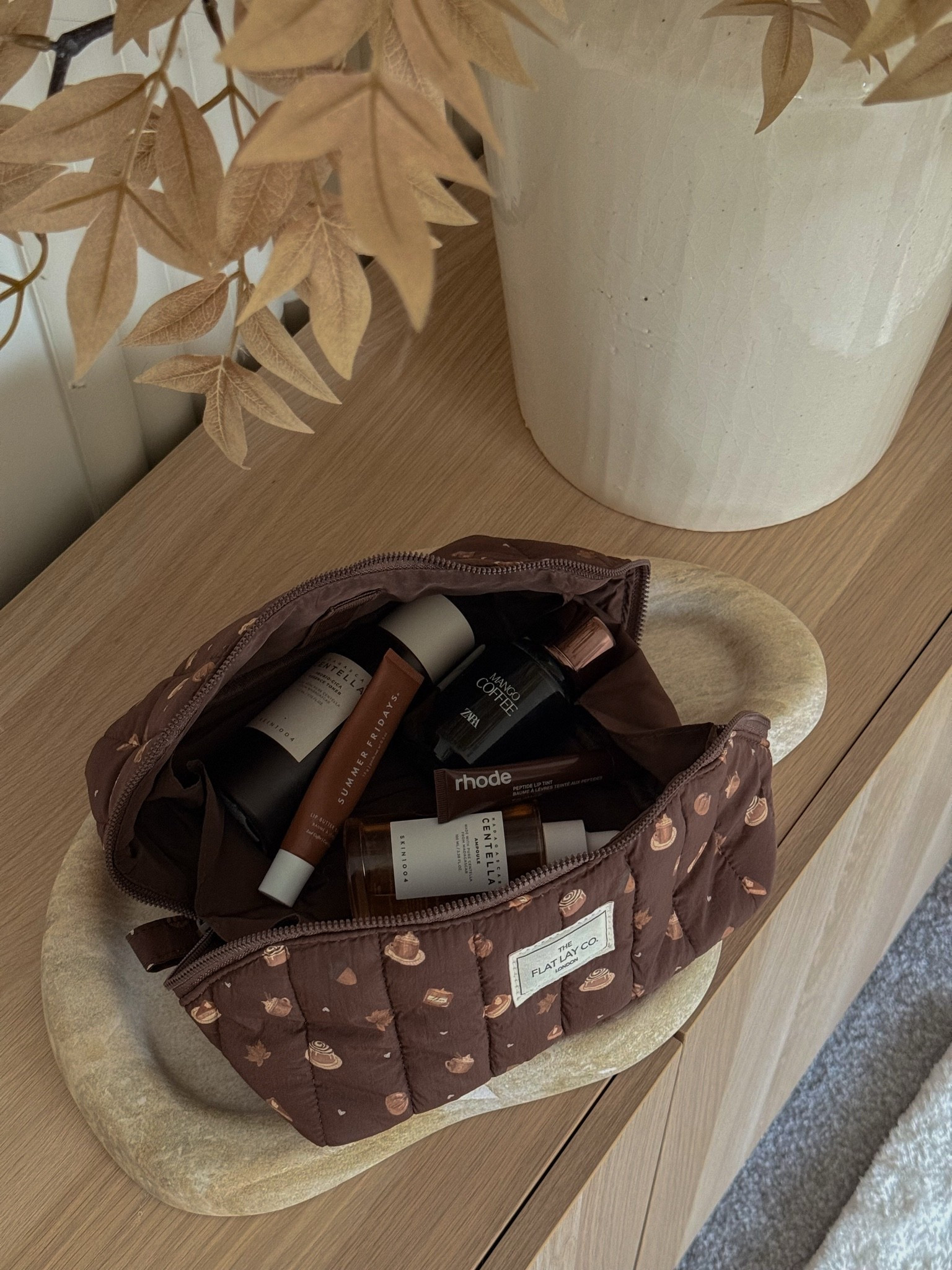 Cosy season makeup bag 🥐

#LTKuk #LTKautumn