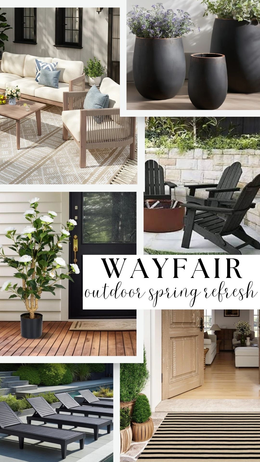 @Wayfair Outdoor Spring Refresh 🍃☀️ 

Patio refresh, outdoor plants, faux plants, planters, outdoor conversation sets, Adirondack chairs, front porch rug, wreath

#wishyouwerehere #outdoor #wayfair #wayfairpartner #ad

#LTKSaleAlert #LTKHome #LTKSeasonal