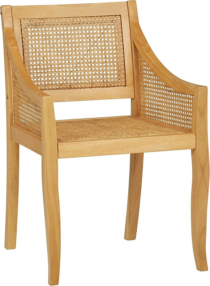 Amazon Brand – Stone & Beam Solid Wood Rustic Dining Chair, 33.5"H, Natural | Amazon (US)