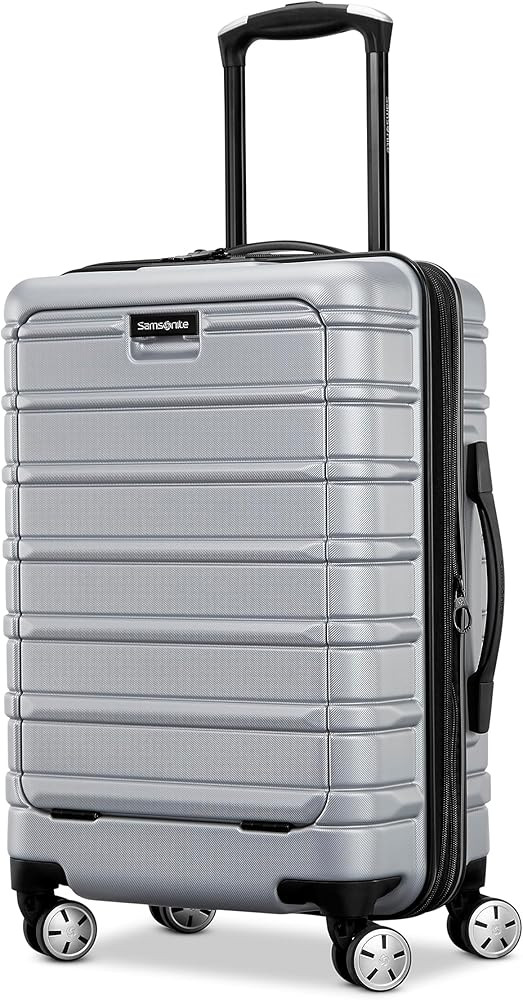 Samsonite Omni 2 Hardside Expandable Luggage with Spinner Wheels, Artic Silver, Pro Carry-on | Amazon (US)